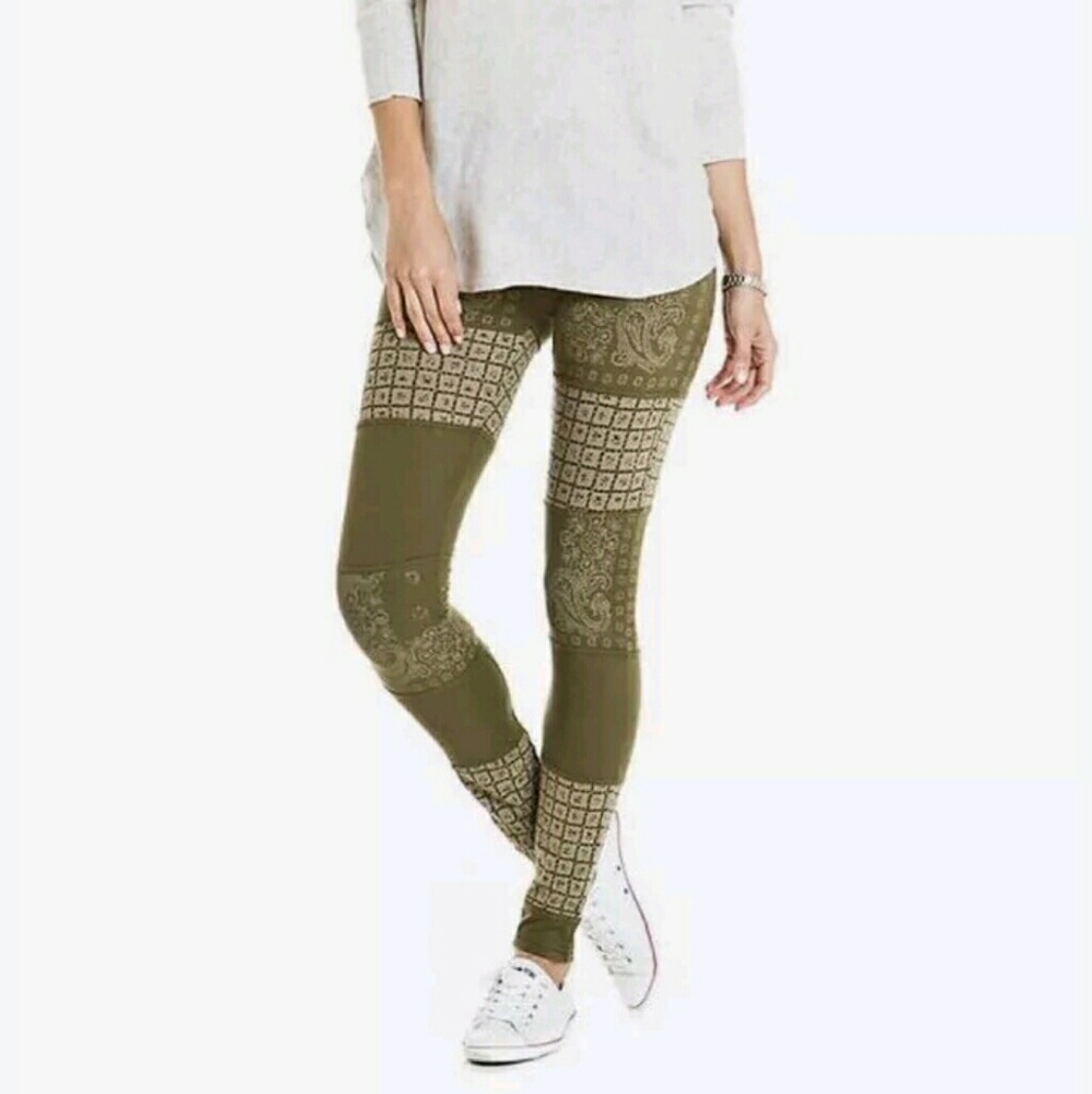 Free People Bandana Print Leggings